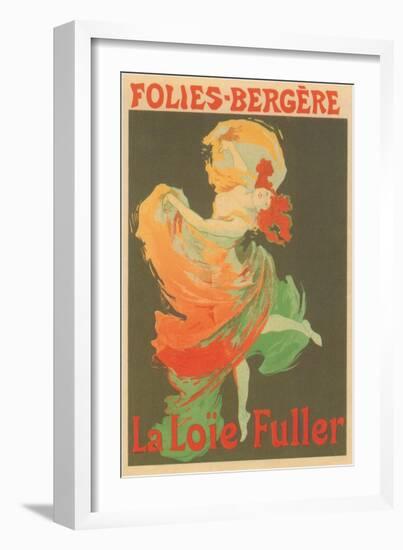 Folies-Bergere, La Loie Fuller-null-Framed Art Print