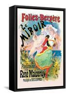 Folies-Bergere: le Miroir Pantomime-Jules Ch?ret-Framed Stretched Canvas