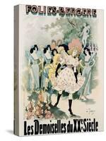 Folies-Bergere: Les Demoiselles Du Vingtieme Siecle Poster-A. Trinquier-Trianon-Stretched Canvas