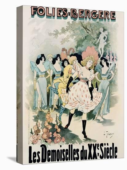 Folies-Bergere: Les Demoiselles Du Vingtieme Siecle Poster-A. Trinquier-Trianon-Stretched Canvas