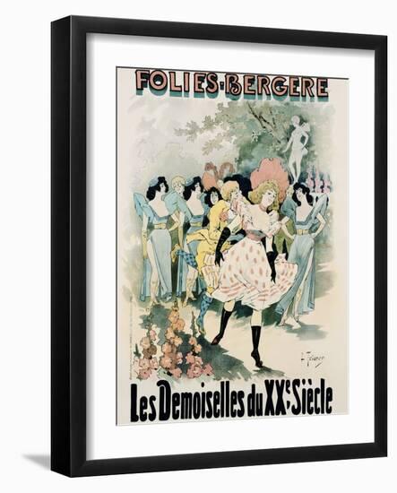 Folies-Bergere: Les Demoiselles Du Vingtieme Siecle Poster-A. Trinquier-Trianon-Framed Photographic Print