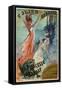 Folies Bergere Pal-Vintage Apple Collection-Framed Stretched Canvas