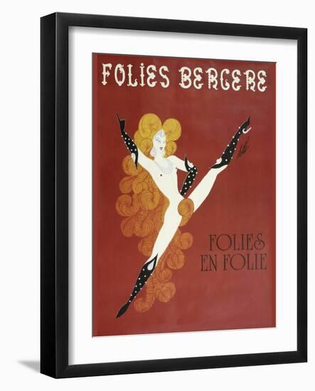 Folies Bergere Risque-null-Framed Giclee Print