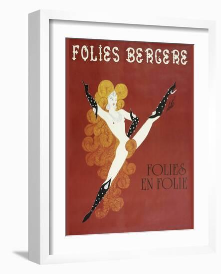 Folies Bergere Risque-null-Framed Giclee Print