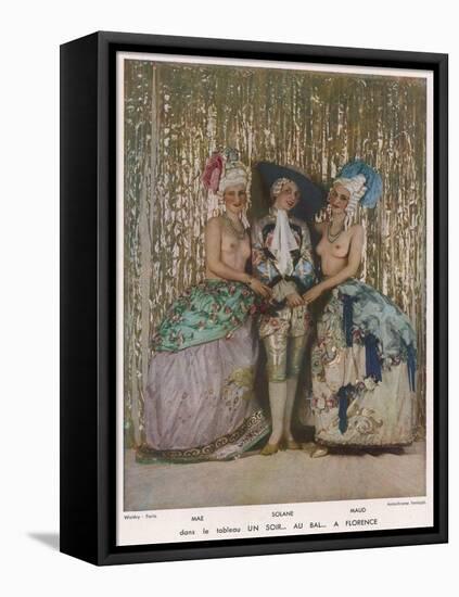 Folies Bergere-null-Framed Stretched Canvas