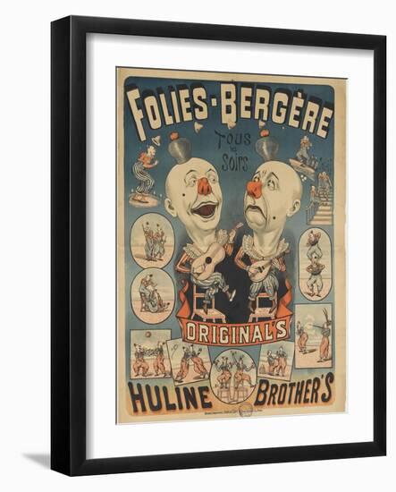 Folies-Bergères, Huline brother's-null-Framed Giclee Print