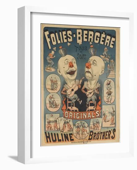 Folies-Bergères, Huline brother's-null-Framed Giclee Print