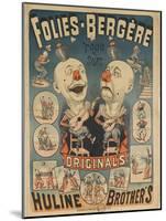 Folies-Bergères, Huline brother's-null-Mounted Giclee Print