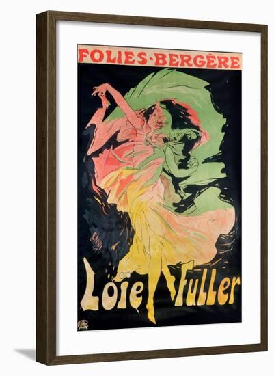 Folies Bergeres: Loie Fuller, France, 1897-Jules Chéret-Framed Giclee Print