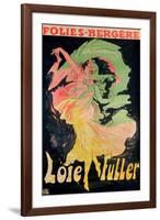 Folies Bergeres: Loie Fuller, France, 1897-Jules Chéret-Framed Giclee Print