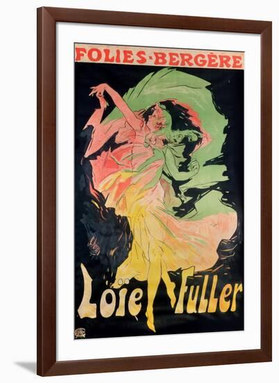 Folies Bergeres: Loie Fuller, France, 1897-Jules Chéret-Framed Giclee Print