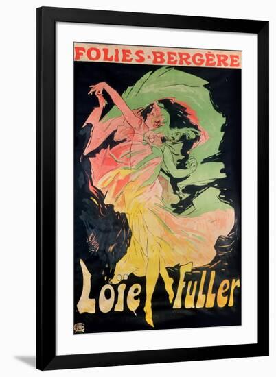 Folies Bergeres: Loie Fuller, France, 1897-Jules Chéret-Framed Giclee Print