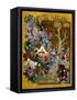 Folio from Haft Awrang (Seven Throne) by Jami, 1539-1543-null-Framed Stretched Canvas