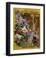 Folio from Haft Awrang (Seven Throne) by Jami, 1539-1543-null-Framed Giclee Print