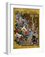 Folio from Haft Awrang (Seven Throne), by Jami, 1539-1543-Muzaffar Ali-Framed Giclee Print