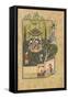 Folio from Haft Awrang (Seven Throne), by Jami, 1550s-null-Framed Stretched Canvas