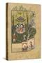 Folio from Haft Awrang (Seven Throne) by Jami, 1550S-null-Stretched Canvas