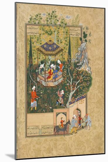 Folio from Haft Awrang (Seven Throne) by Jami, 1550S-null-Mounted Giclee Print