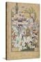 Folio from Haft Awrang (Seven Throne) by Jami, 1550S-null-Stretched Canvas