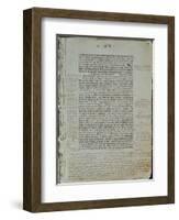 Folio from Pierre D'Ailly's 'Imago Mundi'-Spanish School-Framed Giclee Print