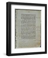 Folio from Pierre D'Ailly's 'Imago Mundi'-Spanish School-Framed Giclee Print