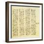 Folio from St. John's Gospel, Facsimile of Codex Sinaiticus, 4th Century AD-null-Framed Giclee Print