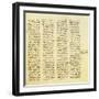 Folio from St. John's Gospel, Facsimile of Codex Sinaiticus, 4th Century AD-null-Framed Giclee Print