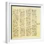 Folio from St. John's Gospel, Facsimile of Codex Sinaiticus, 4th Century AD-null-Framed Giclee Print