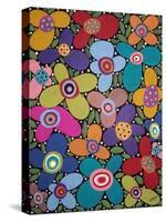 Folk Art Blooms-Karla Gerard-Stretched Canvas