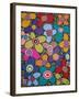 Folk Art Blooms-Karla Gerard-Framed Giclee Print