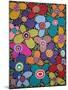 Folk Art Blooms-Karla Gerard-Mounted Giclee Print