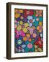 Folk Art Blooms-Karla Gerard-Framed Giclee Print