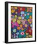 Folk Art Blooms-Karla Gerard-Framed Giclee Print