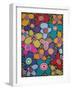 Folk Art Blooms-Karla Gerard-Framed Giclee Print