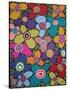 Folk Art Blooms-Karla Gerard-Stretched Canvas