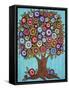 Folk Art Tree-Karla Gerard-Framed Stretched Canvas