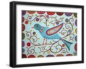 Folk Bird-Karla Gerard-Framed Giclee Print