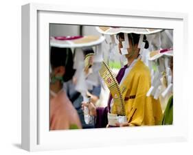 Folk Costume, Kyoto, Japan-Shin Terada-Framed Photographic Print