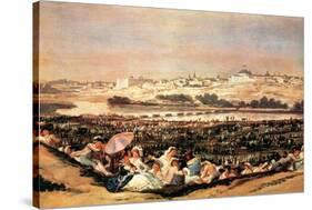 Folk Festival at the San Isidro-Day-Francisco de Goya-Stretched Canvas
