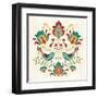 Folk Floral III-Veronique Charron-Framed Art Print