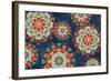 Folk Floral VIII Dark-Veronique Charron-Framed Art Print