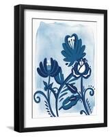 Folk Flower 1-Allen Kimberly-Framed Art Print