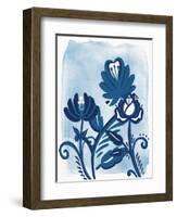 Folk Flower 1-Allen Kimberly-Framed Art Print