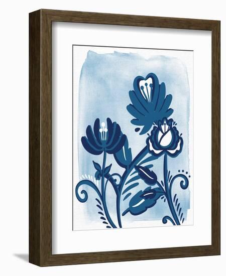 Folk Flower 1-Allen Kimberly-Framed Art Print