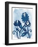 Folk Flower 1-Allen Kimberly-Framed Art Print