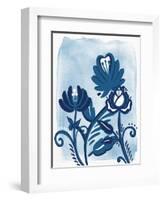 Folk Flower 1-Allen Kimberly-Framed Art Print