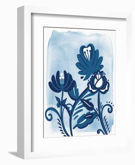 Folk Flower 1-Allen Kimberly-Framed Art Print
