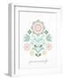 Folk Flower 2-Kimberly Allen-Framed Art Print