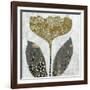 Folk Flowers IV-Jennifer Goldberger-Framed Art Print