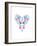 Folk Heart-Moha London-Framed Giclee Print